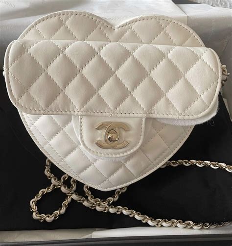 white heart chanel bag|cheapest chanel bag.